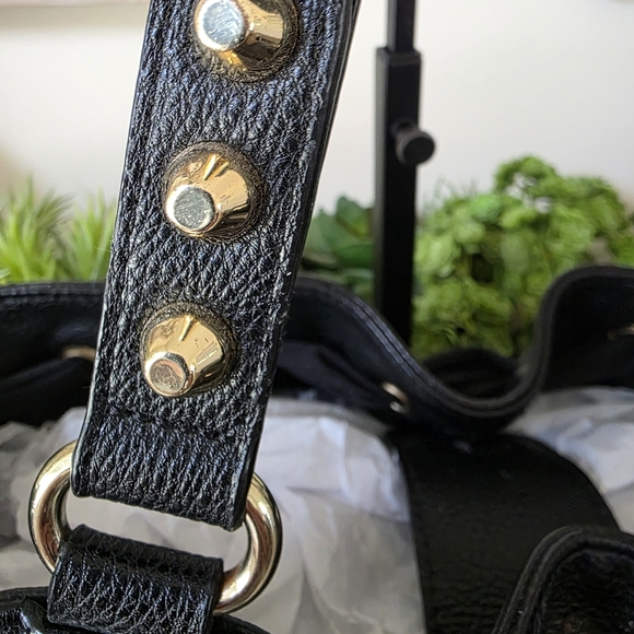 Vintage Juicy Couture Nylon Malibu Black Daydreamer Bag With Leather Trim - Picture 6 of 14